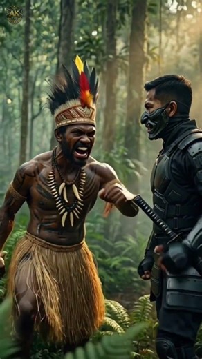 panglima KKB vs ninja elit TNI ‼️#shorts