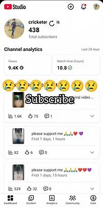 please support me