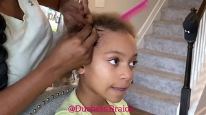 Kids Colorful Bead Braid Design