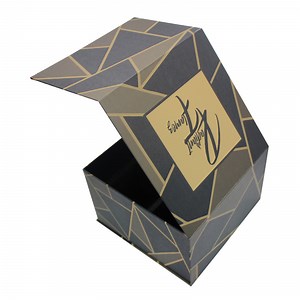 [Hot Item] Custom Logo Hot Stamping Embossed UV Printing Cardboard Paper Box Gift Packing Packaging Box