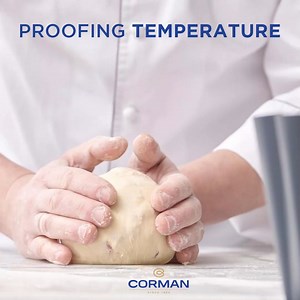 The proofing temperature is critical! 🔵 if it is too high, the butter risks starting to melt, the layers of dough will stick together and the croissant will not puff correctly (turning into a brioche croissant); 🔵 if it is too low, the butter risks cracking and the croissant will not be irregular. #corman #cormanbutter #butterexpert #cormanasia #cormanbutterasia #baker #bakery #chef #bakerchef #croissant #puffpastry #layerdough #croissantdough #butter | Corman Professionnel - Asia