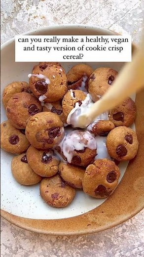 RECIPE BELOW 👇🏽 ⁣🍪 COOKIE CRISP CEREAL 🍪 ⁣#cookiecrisp #cookiecrispcereal #cookiecereal #cookies