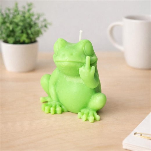 Funny Frog Candle – Jasmine Scented | Cute but Sassy Home Decor - Etsy
