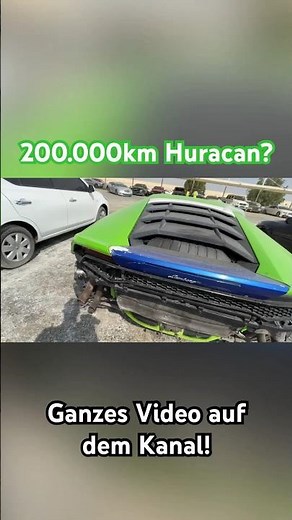 Lamborghini Huracan Totalschaden. Würdet ihr in kaufen?