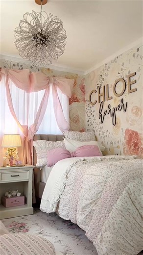 5.9K views · 20 reactions | All things pink, please   ✨ @oliviaskyeandco is sharing the sweet LoveShackFancy details you can find in her daughter's new space. Shop the Look: | Pottery Barn Teen | Facebook