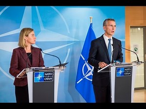 NATO Secretary General with EU High Repr. for Foreign Affairs and Security Policy, 01 DEC 2015