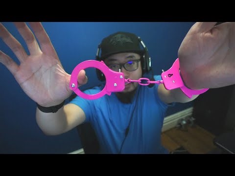 Metal Play Handcuffs, Hand Cuffs Police, Toy Handcuffs for Kids (Pink)