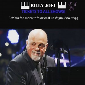 BILLY! #billyjoel #madisonsquaregarden #instagram #msg #nyc #newyorkcity #pianoman #meme #call #dm #tickets #concerttickets #piano | A1 VIP Entertainment
