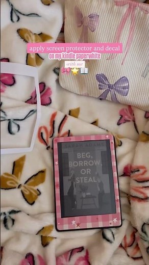 apply screen protector and decal on kindle paperwhite #demo #reader #ebookreader #kindlepaperwhite