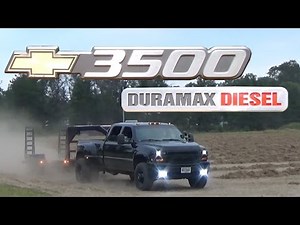 2002 Silverado Dually Pulling My Gooseneck Trailer "Darth Dually"