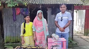 11 reactions | "Silent Hands Support" has provided a sewing machine to empower divorced women Kamela Khatun, and restore their self-sufficiency. Project: Employment ( sewing machines, zakat) Place: Upazila Faridpur, Pabna. Date: 28-09-2023 | Silent Hands Support Incorporated | Facebook