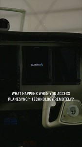 Your airplane when you check aircraft status remotely with #PlaneSync technology. | Garmin Aviation