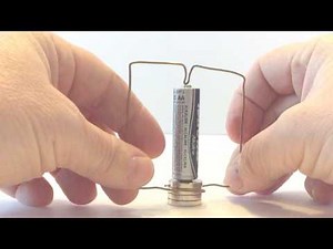 Homopolar motor experiment (How to make a homopolar motor)