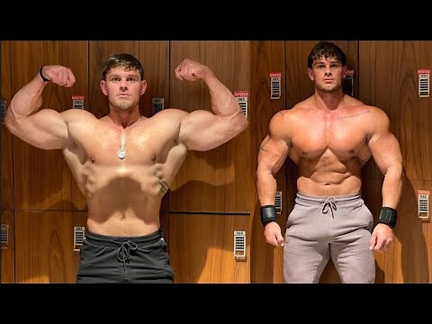 Handsome Muscular muscle beast shredded bodybuilder | TOBY RICHARDS | full body workout and posing