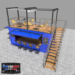 [Hot Item] Popular Container Restaurant for Sale Custom Container Bar Prefab Coffee Kiosk Shipping Container Cafe for Food