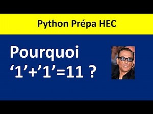 Chaînes de caractères type str dans Python prépa ECG et ECT