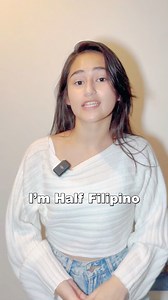 I’m Half Filipino!🇵🇭🫶 #filipino #half #pinoy #funny #proud #everyone #followers #teen #beautiful | Roxy Hodzic