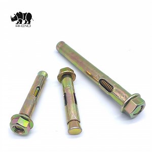 [Hot Item] Color Zinc Painted Metal Anchor Hex Head Sleeve Anchors