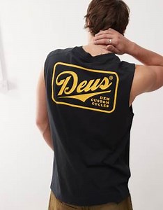 Deus Ex Machina phase graphic vest in black | ASOS