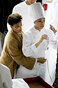 Fiery cooking teacher behind 'Pressure Cooker'