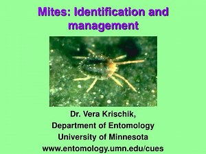 Mites: Identification and management - SlideServe
