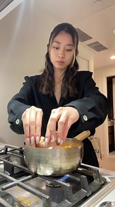 shin ramen kinda evening #fyp #asmr #Foodie #food #foodtiktok #mukbang #koreanfood #kimchi | ASMR SeaFood