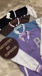 11.11 sale 11.11 sale 11.11 sale 690tk 690tk 690tk Taking preorder for unisex customizable letter patch varsity jacket Group: Artistry by Sumaiya Regular price: 1050 taka Sale price is only 690 Taka Best for couple couple unisex jacket with pocket Any letter can be customized (A-Z) Material: 300-320GSM fleece one side brush also embroidery Available color: black, dark brown,lavender, sky blue,nevy blue unisex varsity jacket Taking pre order Delivery within 2-3 weeks (within 20days) Real pic atta