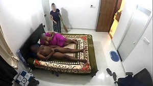 Having Fun With Husband While Maid Cleaning Room · evexxx .com