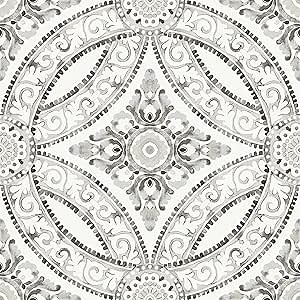 FloorPops Oasis Peel & Stick Floor Tiles, Gray