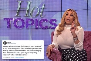 Wendy Williams slammed by fans after claiming gay men should 'stop wearing skirts and heels'