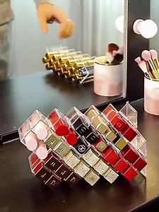 10 comments | 殺16 grid lipstick storage box cosmetic storage organizer transparent acrylic lipstick display rack stackable fish type large..❤ for order & details kindly inbox us or whatsapp at 03172272170..♥ #grids #lipsticks #storage #box #cosmetics #display #stackable #highquality #picoftheday #photography #onlineshopping #cashondelivery #karachi #pakistan #tiktok #insta #sale #happyshopping #shoppingides786 #foryou #viral #trending | Shoppingideas786 | Facebook