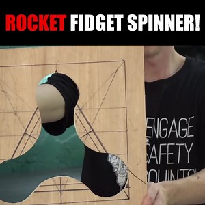 Rocket Powered Fidget Spinner | The Backyard Scientist