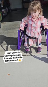 She did it! #mobility #persevere #disability #workhard #downhill | Michael Bower