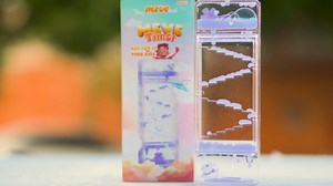 Exclusive Model Liquid Motion Bubbler Timer Soothing Sensory Toy for Relaxation Calming Stress Relief and Sensory Play Perfect for Kids and Adults Unique Desk Decor for Stress and Focus.