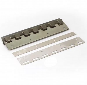 [Hot Item] Stamping Bending Service Stainless Steel Suspension Rail System for PVC Curtain Brackets