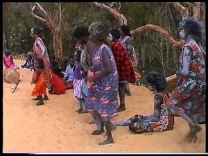 Dance during Aboriginal Initiation Ceremony, northern Australia (2)