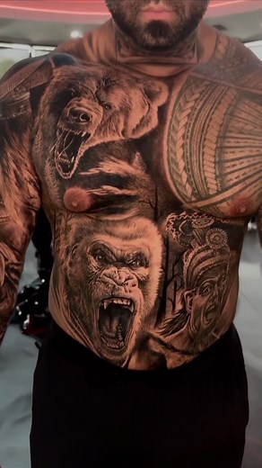 8 hours. Full Chest, Arms, Neck & Stomach 💯 www.auraskkn.com Studio @nopain.by.ganga Instagram | TikTok: @auraskkn #tattoo #tattooideas #tattooart #tattooartist #tattoo2me #tattoostyle #tattooing #tattooist #tattoolife #tattoos #tattooflash #tattooer | Hand Of God