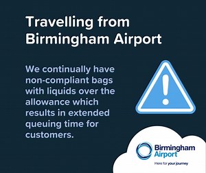17K views · 18 reactions | ❗ All passengers leaving BHX can only carry containers up to 100ml in liquids, pastes and gels in their hand luggage. Do not put them in plastic bags in your hand luggage and do not remove them at security. There is no restriction on how many 100ml containers are carried. | Birmingham Airport | Facebook