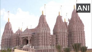 18 reactions | Visuals Of The Bochasanwasi Akshar Purushottam Swaminarayan Sanstha (BAPS) Mandir, The First Hindu Temple In Abu Dhabi. Prime Minister Narendra Modi Will Inaugurate It Today. | Tolerant Indians | Facebook