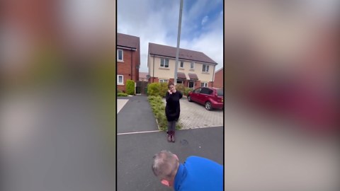Woman Kicks Man’s Ladder During Flag Raising - Then Calls Police Claiming She’s the Victim