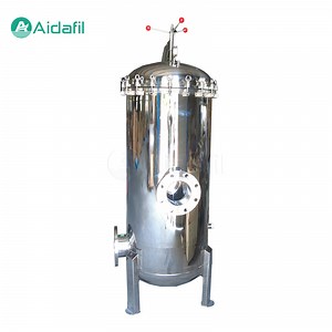 [Hot Item] V-Clamp Water Filtration Stainless Steel Multi-Cartridge Filter Housing