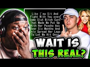 Eminem - The Warning (Mariah Diss) With Lyrics | JESUS IN HEAVEN THIS WAS BRUTAL!