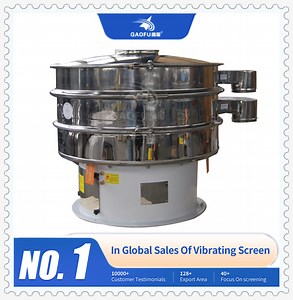 [Hot Item] Gaofu Stainless Steel Powder Sieving Machine Industrial Rotary Vibrating Screen Shaker Sieve