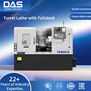 [Hot Item] Tx600-6 Torno CNC barato 3 Torno revolver automático de herramienta viva de ejes