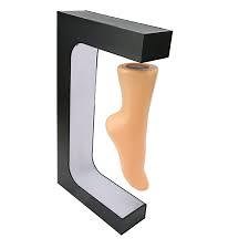 [Hot Item] New Advertisement Stand Magnetic Levitating Floating Sock Shoes Foot Display Racks