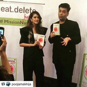 1.8K views · 66 reactions | @Karanjohar pledges his support to #MissionNutrition to #fooducate himself such that he in turn passes it on to his twins. Have you pledged your support?? Leave your name below and log on to missionnutritionindia.com so that we can send you fun tips to teach your little ones how to fall in love with the right food. #EatDeleteJunior #Share #pledge | Nourish | Pooja Makhija | Facebook