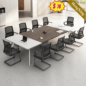 [Hot Item] Atmospheric Design Office Furniture Wooden Design Durable Meeting Room Conference Table