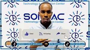 Omar Yusuf Hassan, wuxuu ka hadlayaa dareenkiisa iyo wuxuu ka bartay Somali Technology Association Center wuxuu noo sheegay inuu hada khatar ku yahay isticmaalka computer ka. Ahmed Yusuf Qamaan LAMAHURAN TECHNOLOGY Lamahuraan Technology Courses | Ahmed Yusuf Qamaan