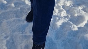 Front View Female Legs Snow Boots Stock Footage Video (100% Royalty-free) 3985264995 | Shutterstock