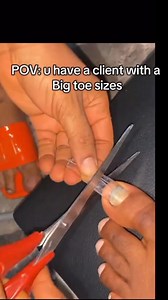 69K views · 1K reactions | Trust the process. Try this idea if your client have big toe nails . Please share. #nails #nailstutorial MAMA G | MAMA G | Facebook